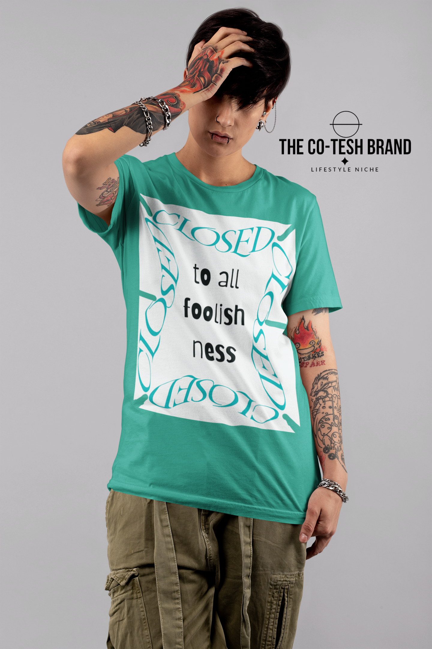 Closed To All Foolishness-Short-Sleeve Unisex T-Shirt by Co-Tesh