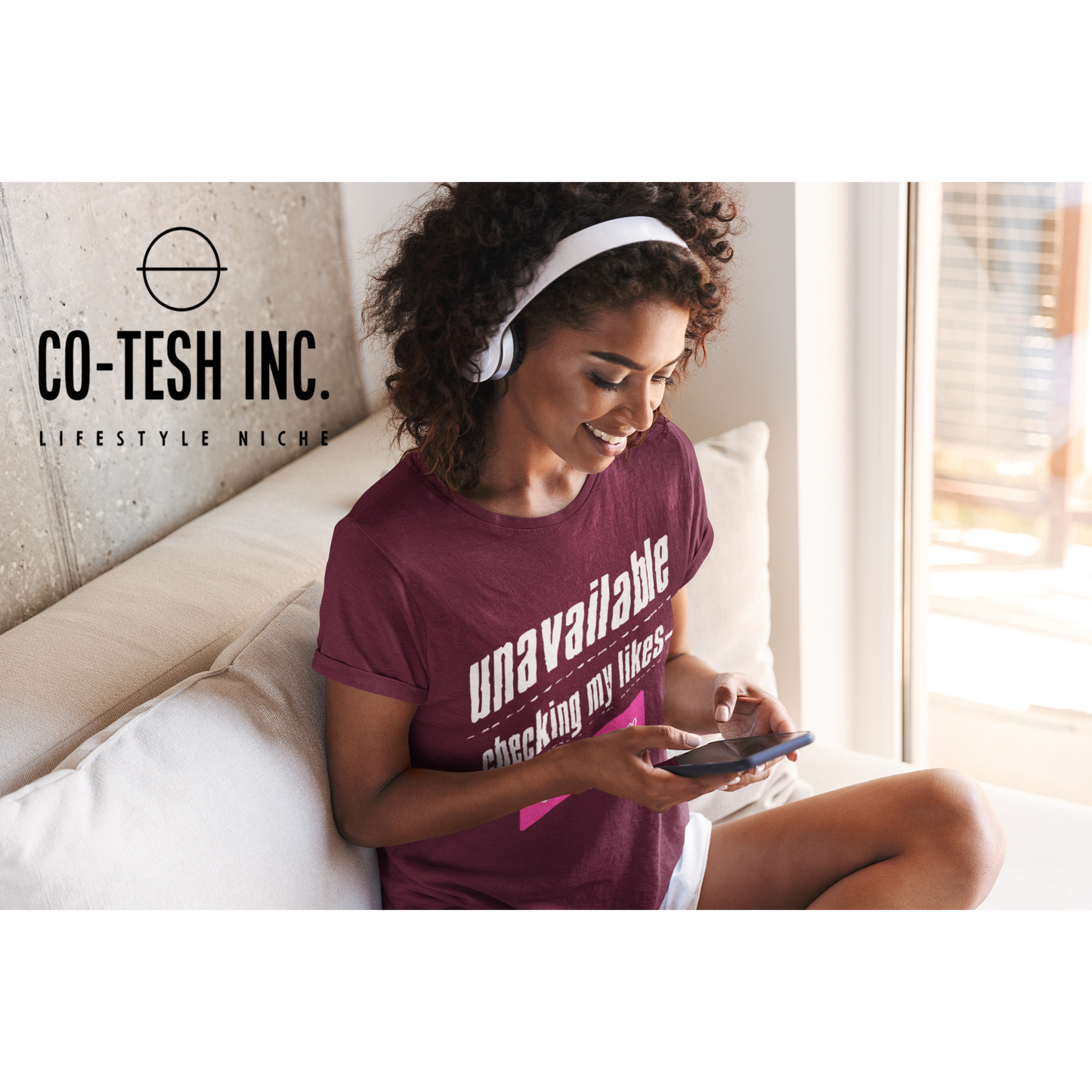Unavailable checking my likes | Short-Sleeve Unisex T-Shirt | Cotesh | Funny hooks | slogan expression tees