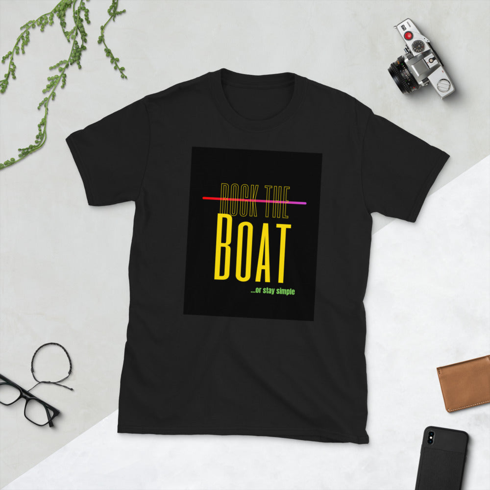 Rock the Boat-Short-Sleeve Unisex T-Shirt by Co-Tesh