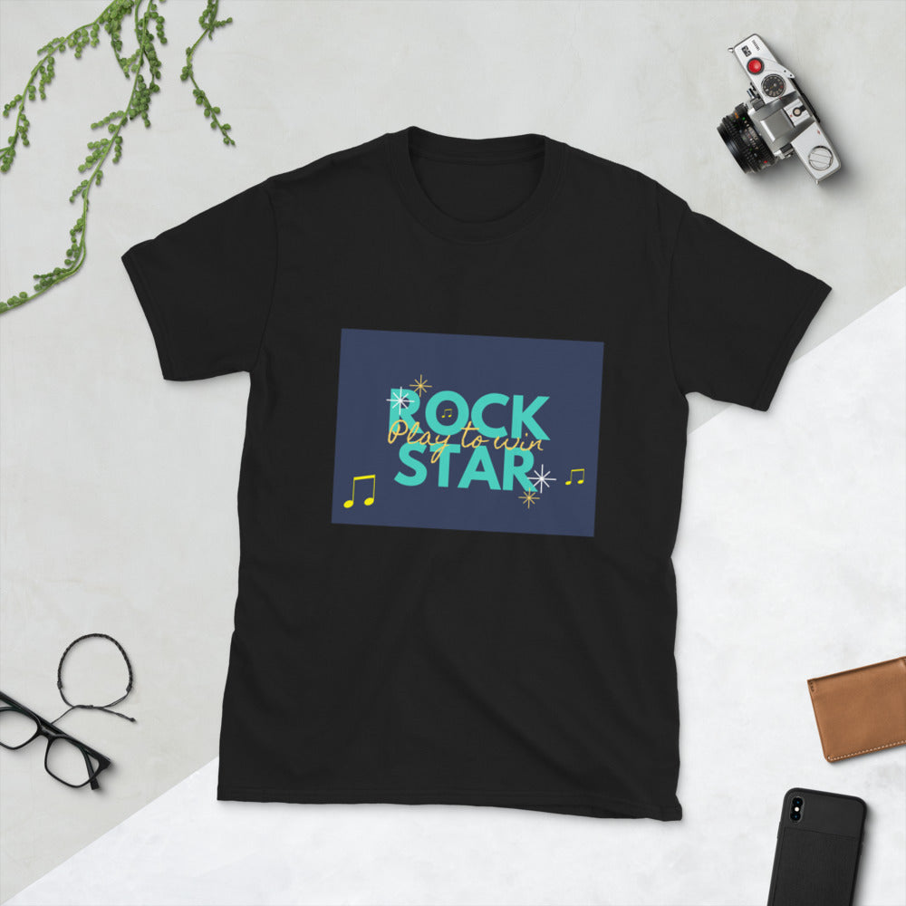 Rock Star-Short-Sleeve Unisex T-Shirt-by Co-Tesh