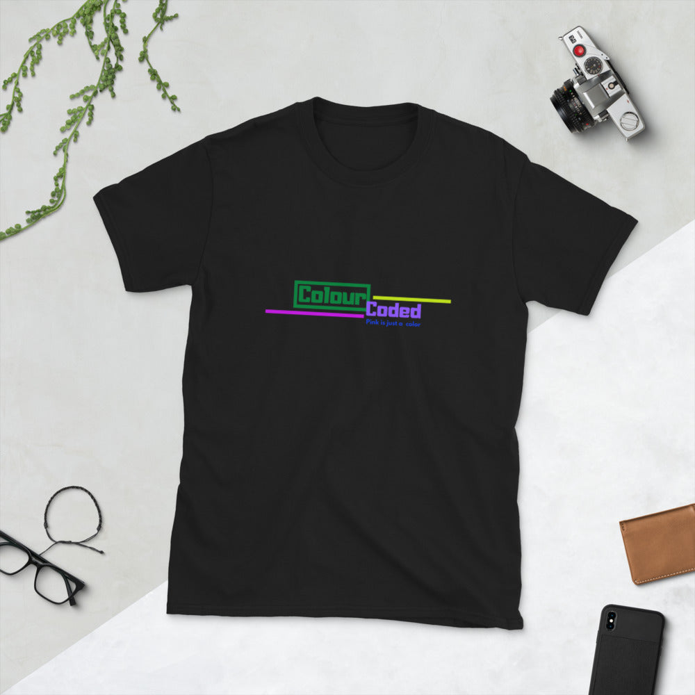 Color Coded 1-Short-Sleeve Unisex T-Shirt by Co-Tesh