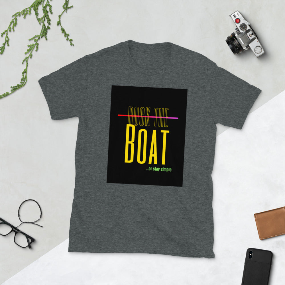 Rock the Boat-Short-Sleeve Unisex T-Shirt by Co-Tesh