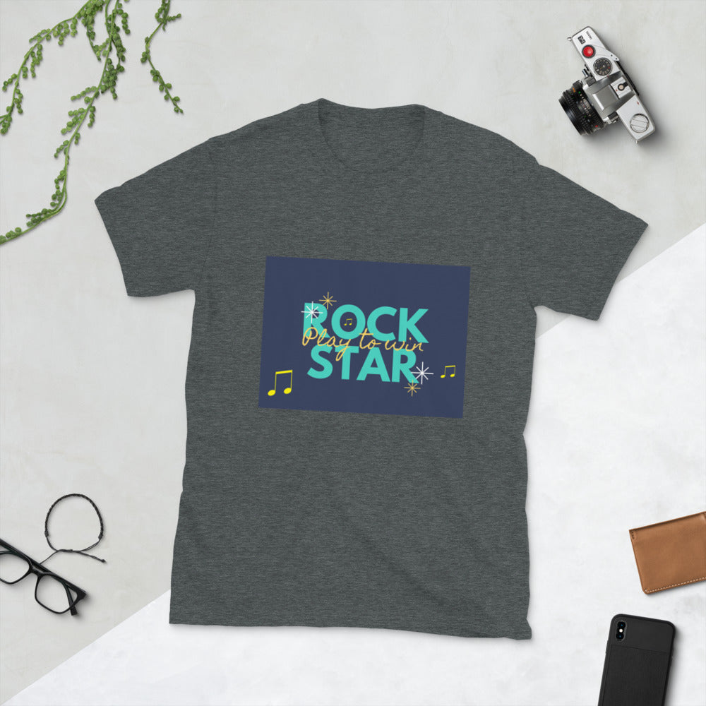 Rock Star-Short-Sleeve Unisex T-Shirt-by Co-Tesh