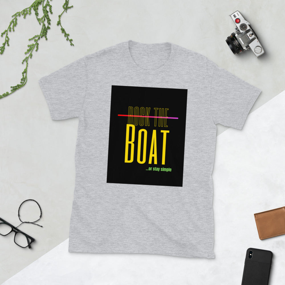 Rock the Boat-Short-Sleeve Unisex T-Shirt by Co-Tesh