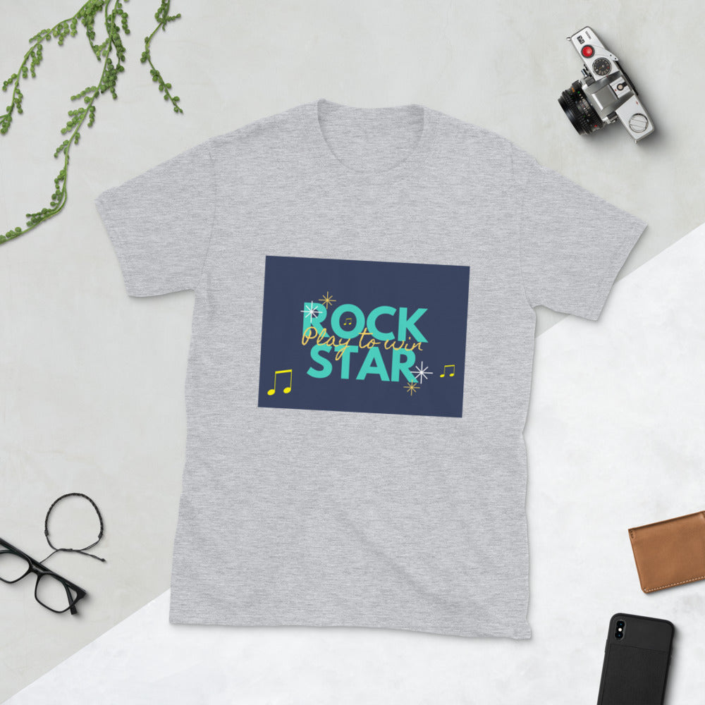 Rock Star-Short-Sleeve Unisex T-Shirt-by Co-Tesh