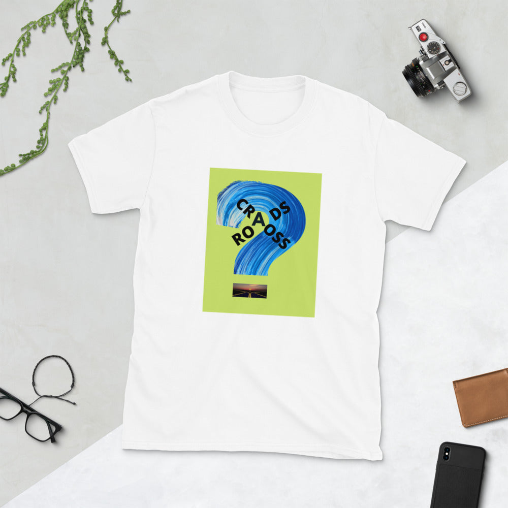 Cross Roads-Short-Sleeve Unisex T-Shirt by Co-Tesh