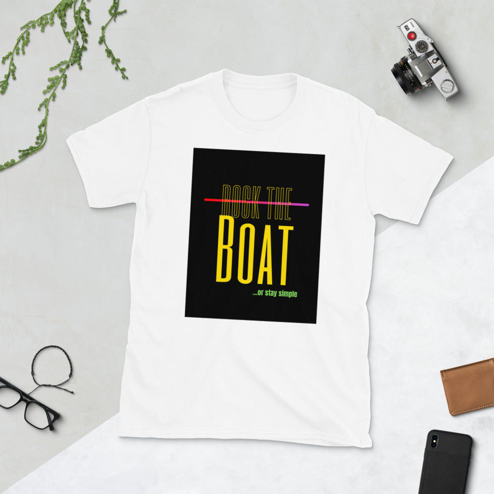 Rock the Boat-Short-Sleeve Unisex T-Shirt by Co-Tesh