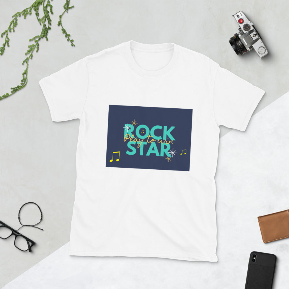 Rock Star-Short-Sleeve Unisex T-Shirt-by Co-Tesh