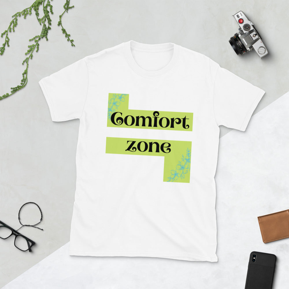 Comfort Zone-Short-Sleeve Unisex T-Shirt by Co-Tesh