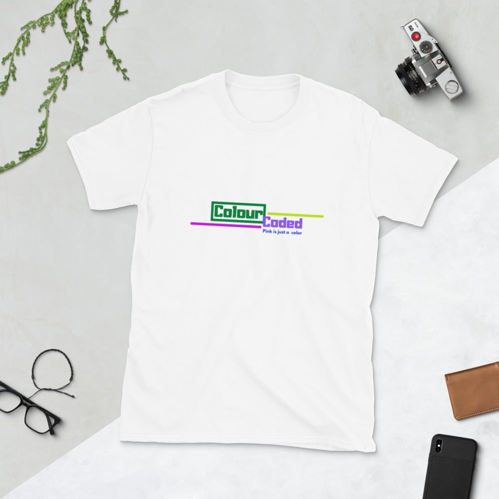 Color Coded 1-Short-Sleeve Unisex T-Shirt by Co-Tesh
