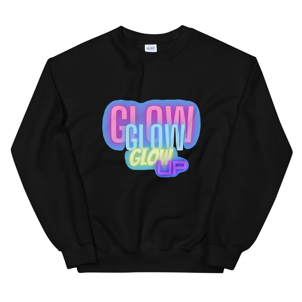 Glow Up 2-Unisex Sweatshirt by Co-Tesh