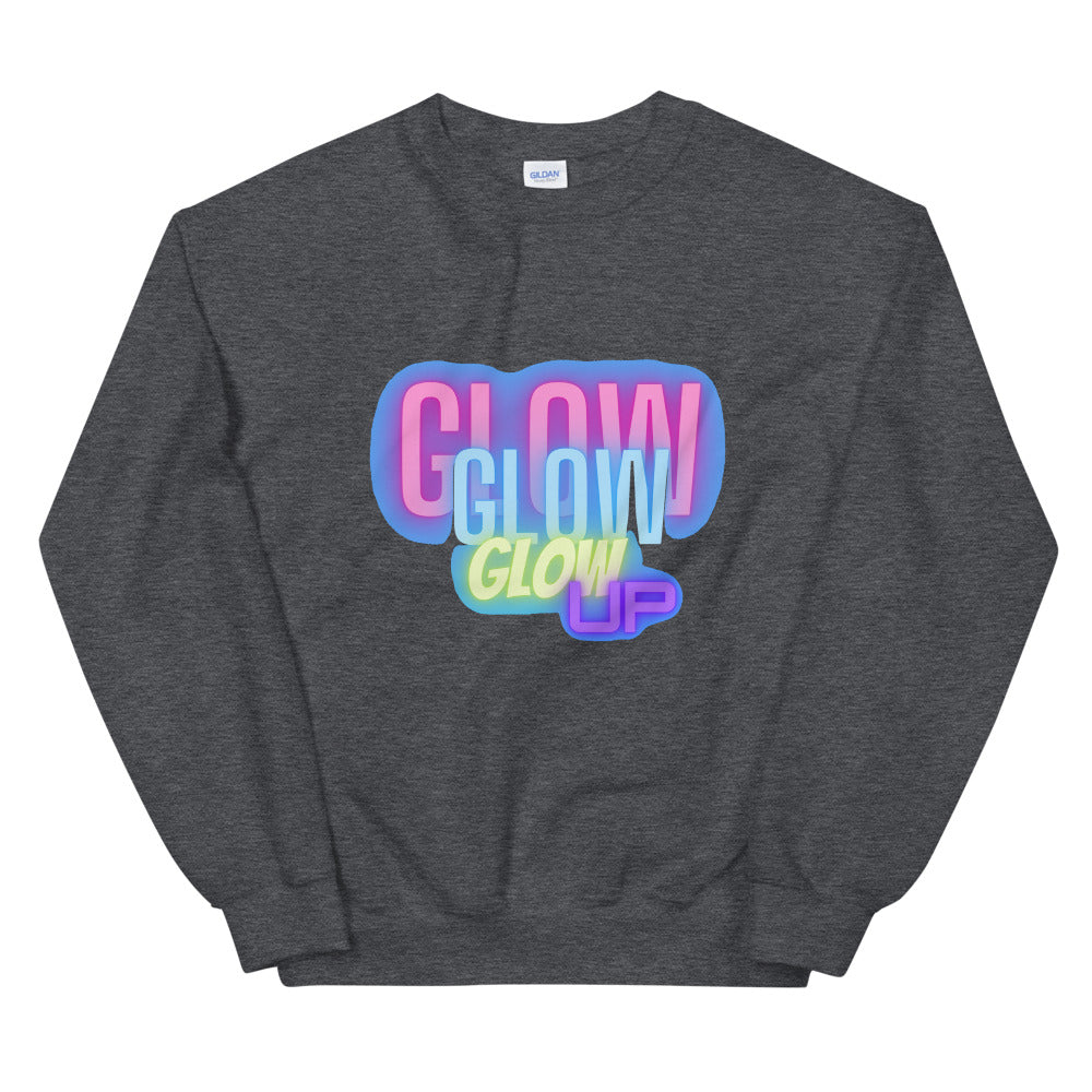 Glow Up 2-Unisex Sweatshirt by Co-Tesh