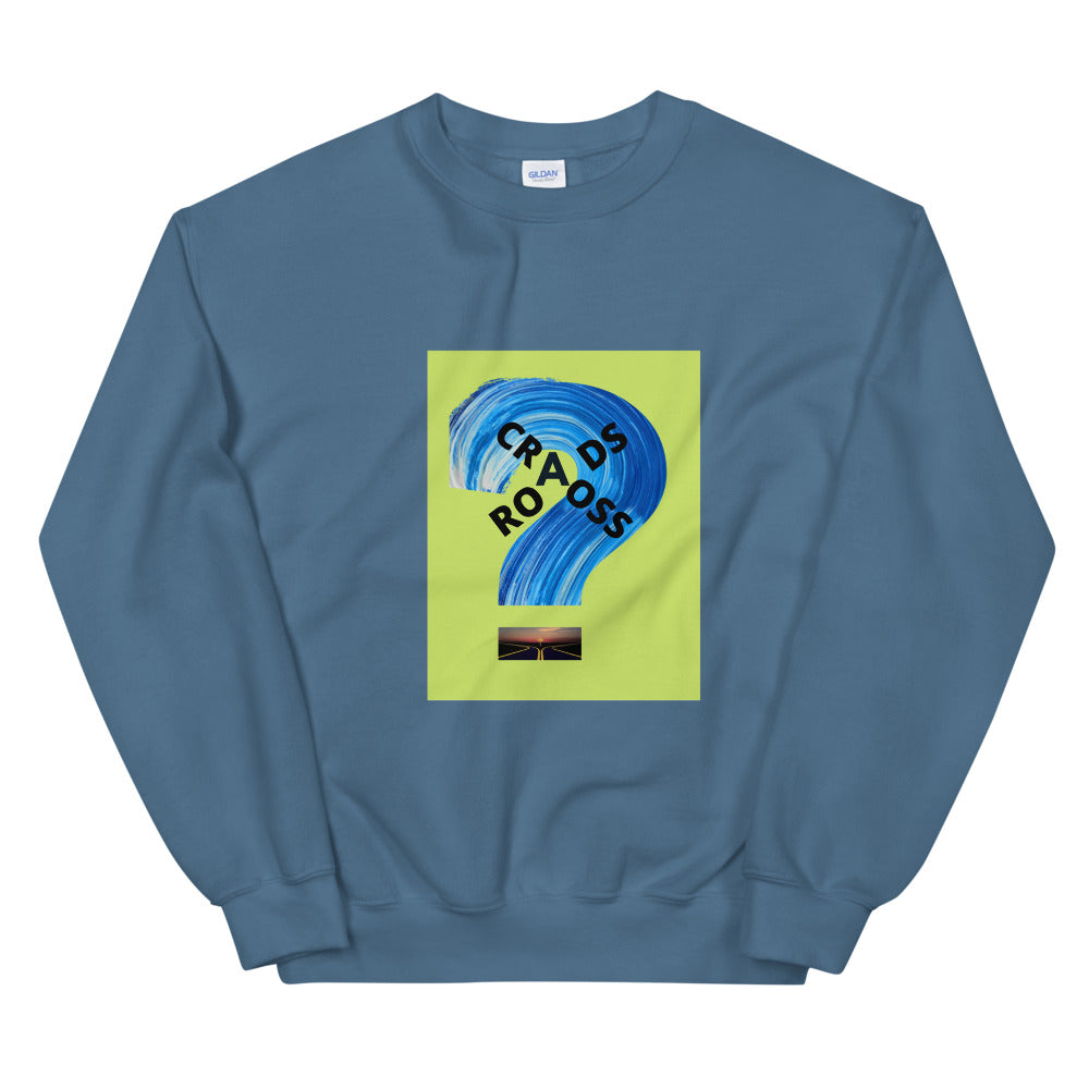 Cross Roads-Unisex Sweatshirt by Co-Tesh