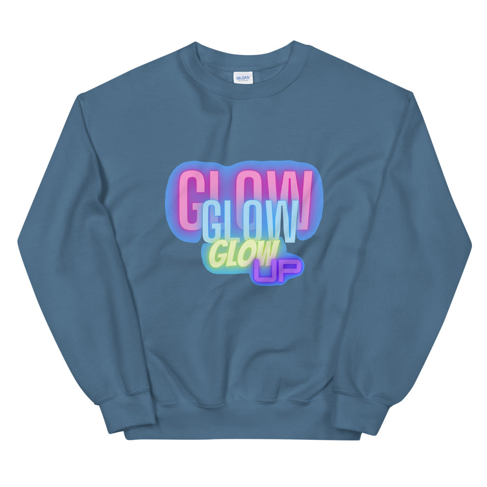 Glow Up 2-Unisex Sweatshirt by Co-Tesh