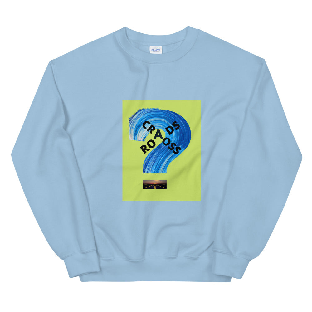 Cross Roads-Unisex Sweatshirt by Co-Tesh