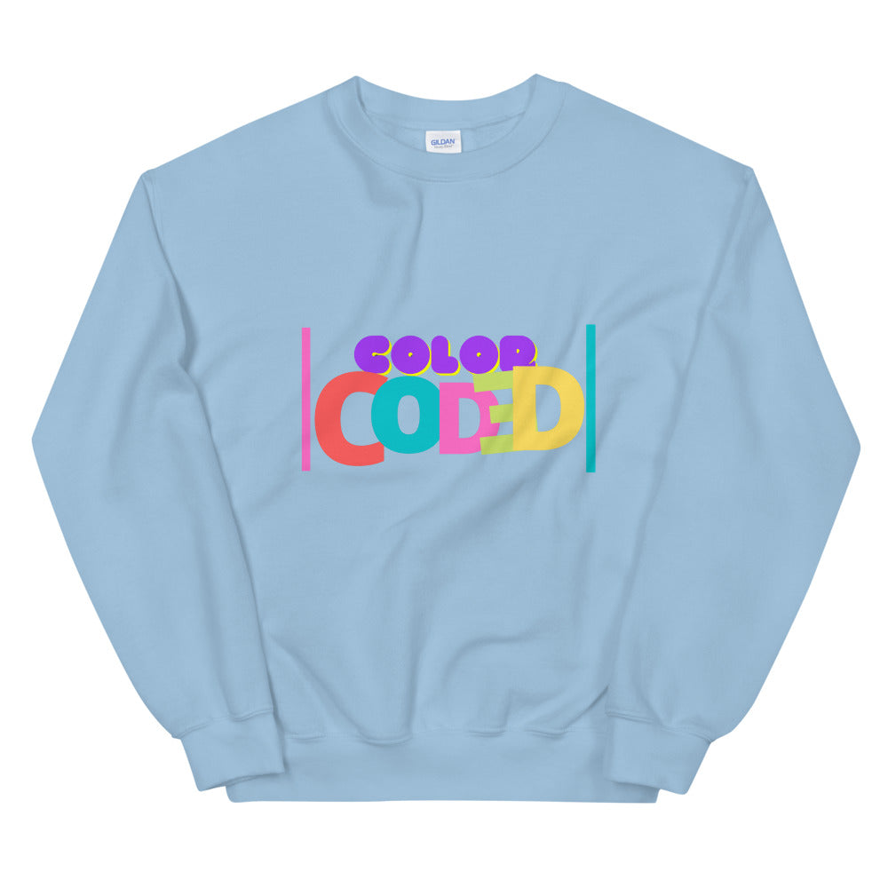 Color Coded-Unisex Sweatshirt by Co-Tesh