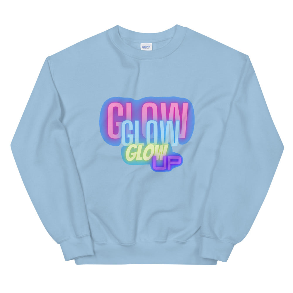 Glow Up 2-Unisex Sweatshirt by Co-Tesh