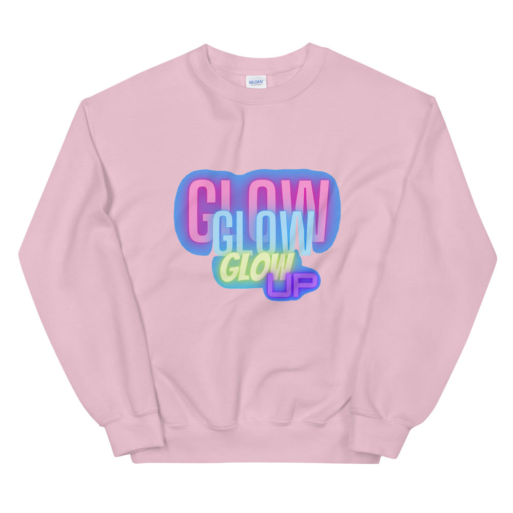 Glow Up 2-Unisex Sweatshirt by Co-Tesh