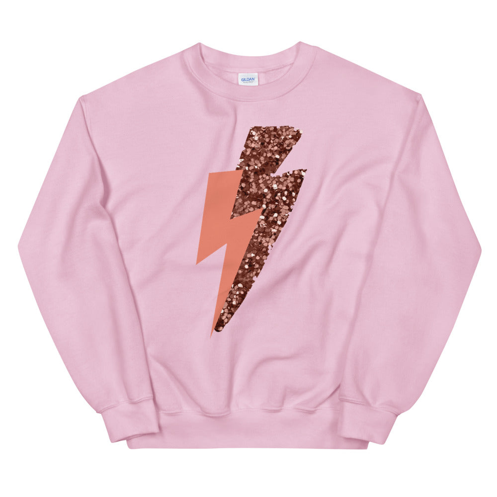 Pink Lightning Unisex Sweatshirt