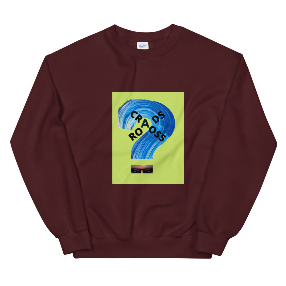 Cross Roads-Unisex Sweatshirt by Co-Tesh