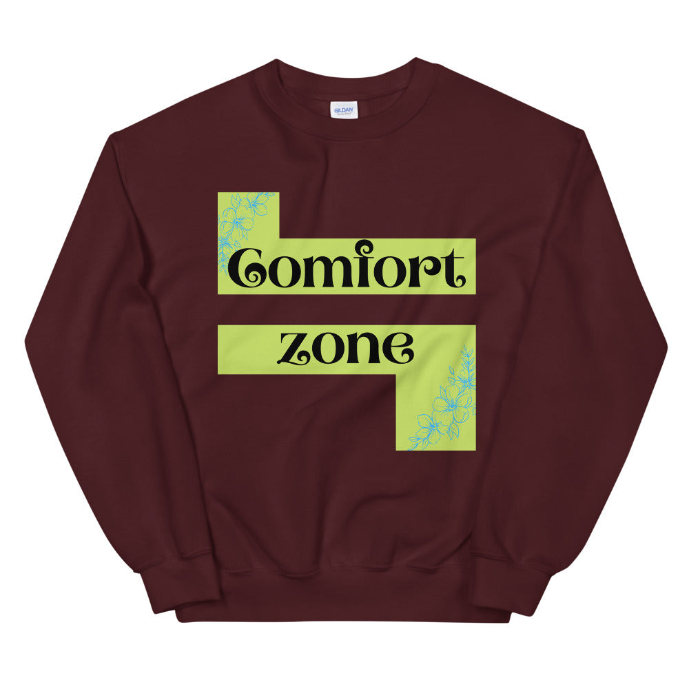 Comfort Zone-Unisex Sweatshirt by Co-Tesh