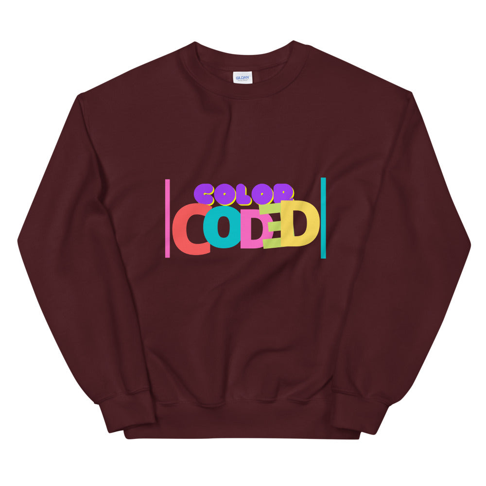 Color Coded-Unisex Sweatshirt by Co-Tesh