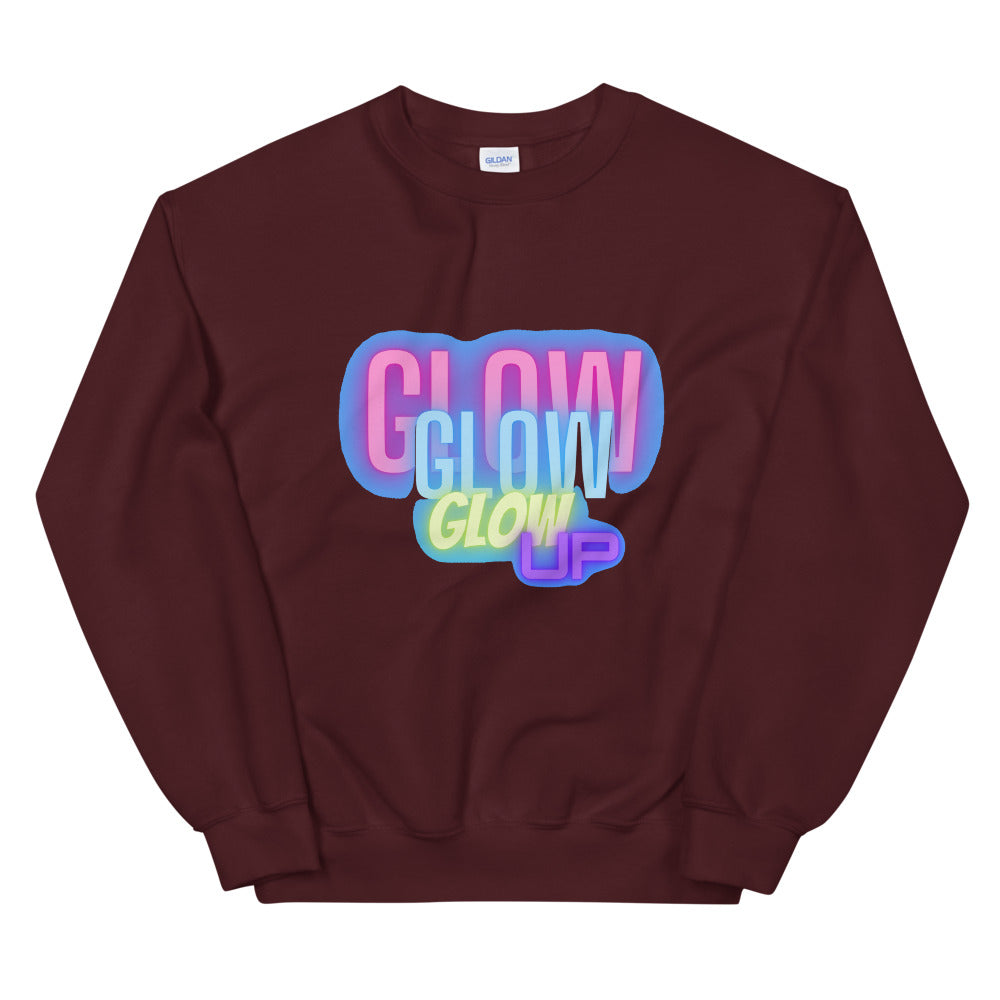 Glow Up 2-Unisex Sweatshirt by Co-Tesh