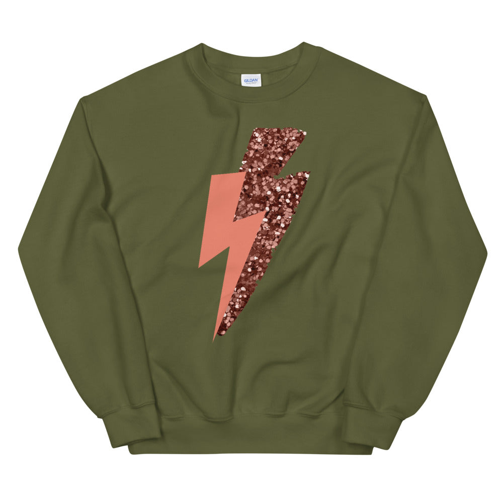 Pink Lightning Unisex Sweatshirt