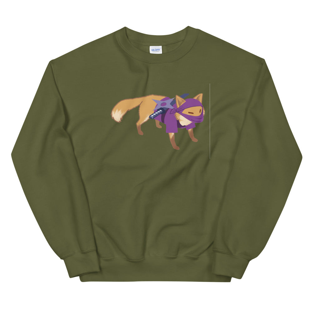 Fox Purple Unisex Sweatshirt