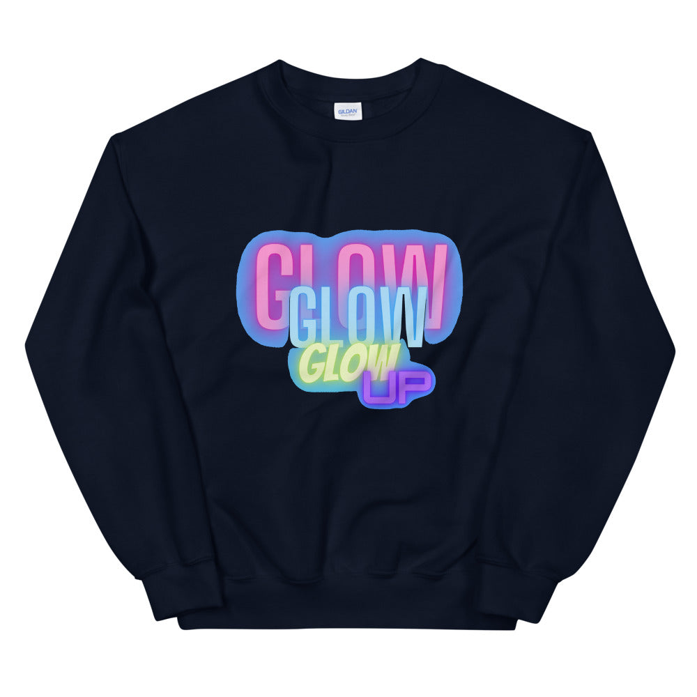 Glow Up 2-Unisex Sweatshirt by Co-Tesh