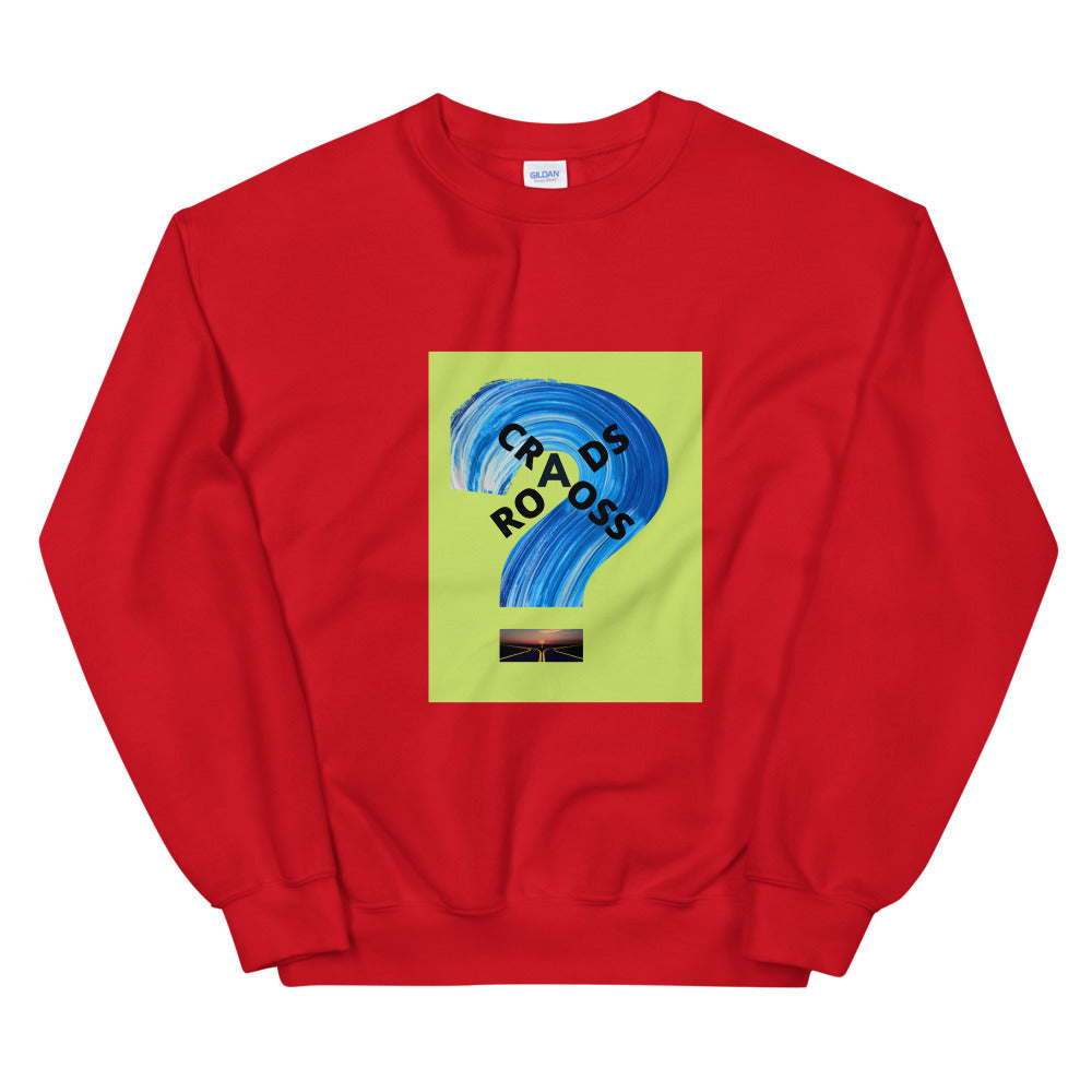 Cross Roads-Unisex Sweatshirt by Co-Tesh