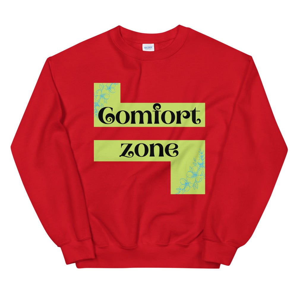 Comfort Zone-Unisex Sweatshirt by Co-Tesh