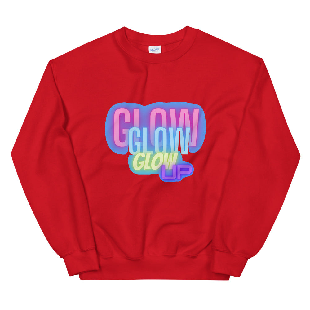 Glow Up 2-Unisex Sweatshirt by Co-Tesh