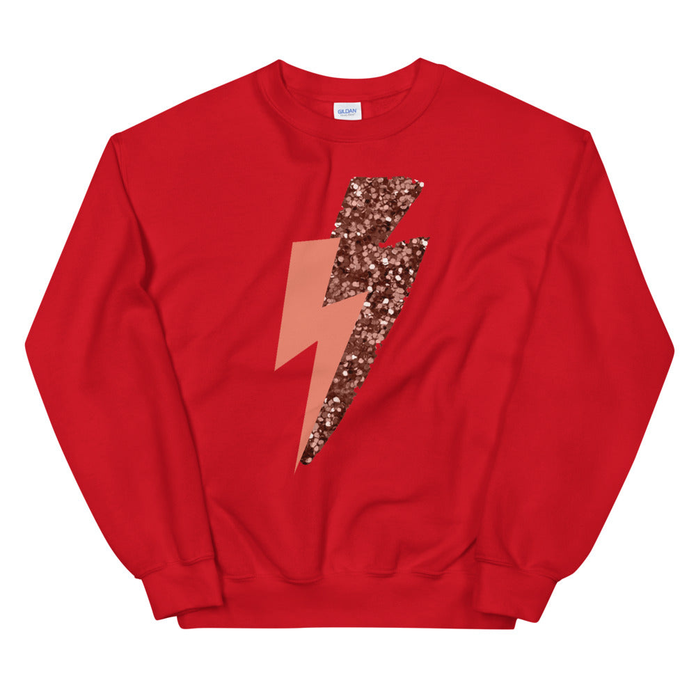 Pink Lightning Unisex Sweatshirt