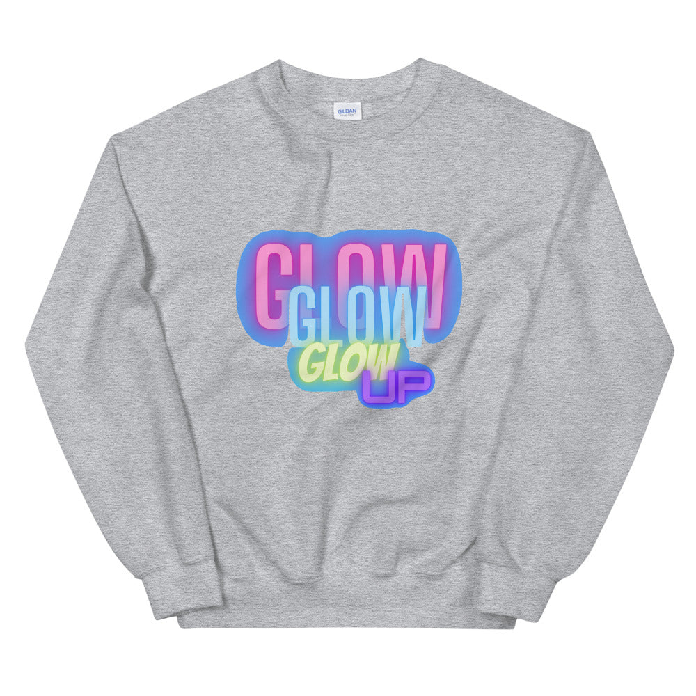Glow Up 2-Unisex Sweatshirt by Co-Tesh