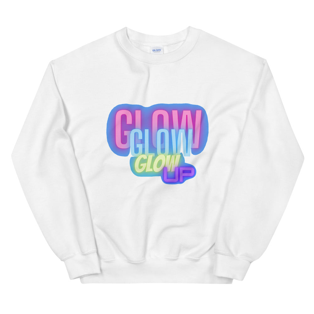 Glow Up 2-Unisex Sweatshirt by Co-Tesh