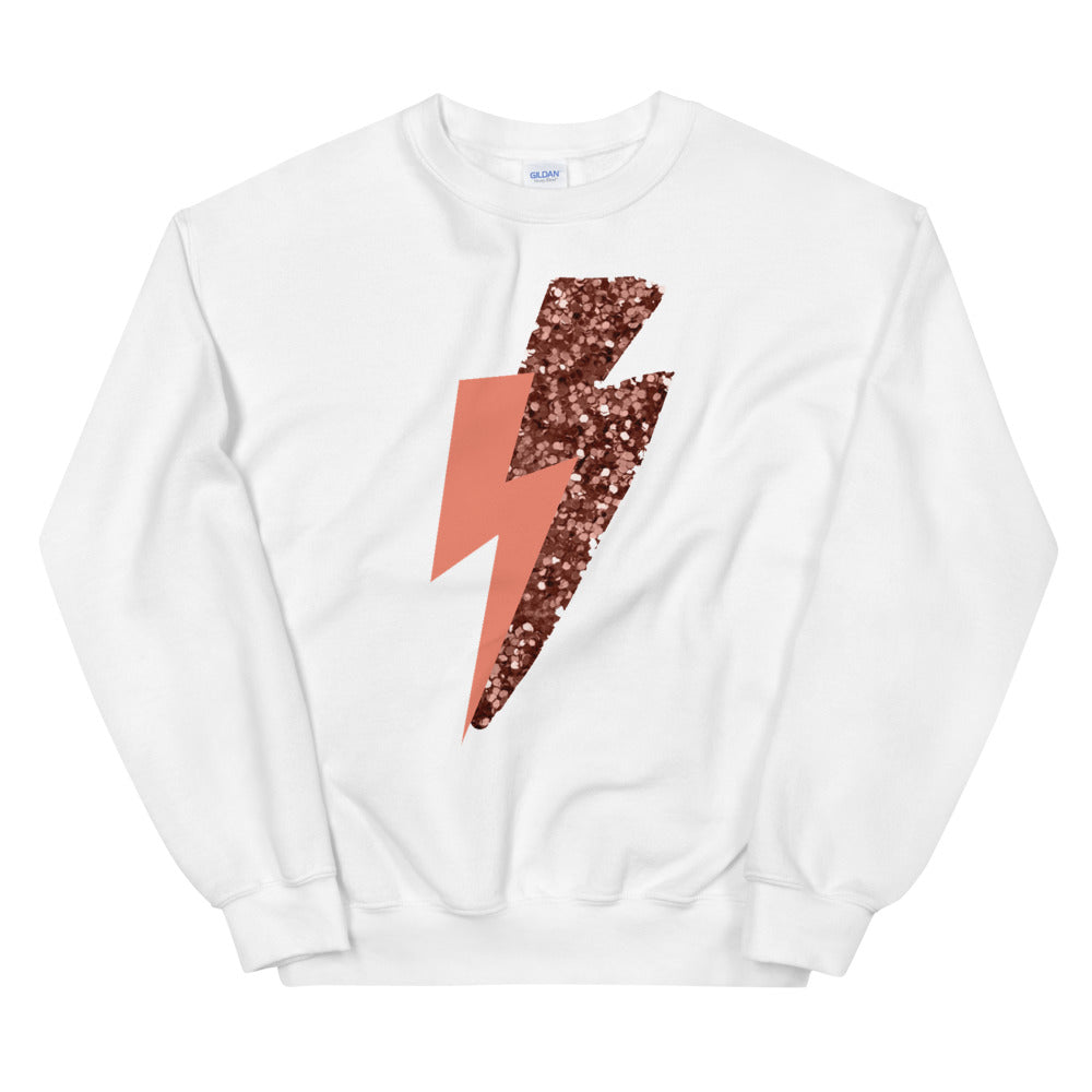 Pink Lightning Unisex Sweatshirt