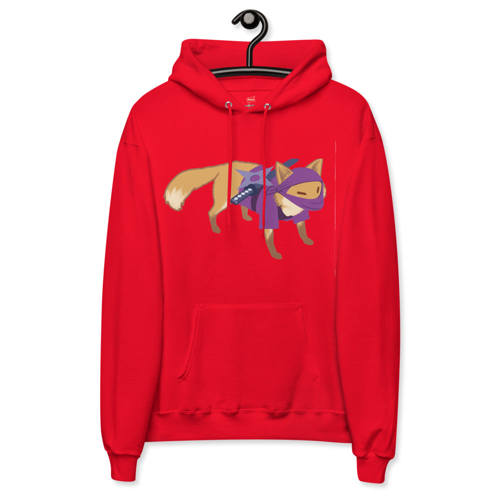 Fox Purple Unisex fleece hoodie