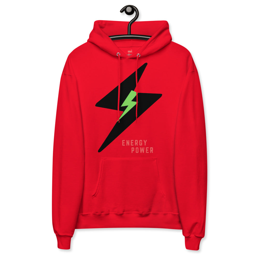 Energy Power Unisex fleece hoodie