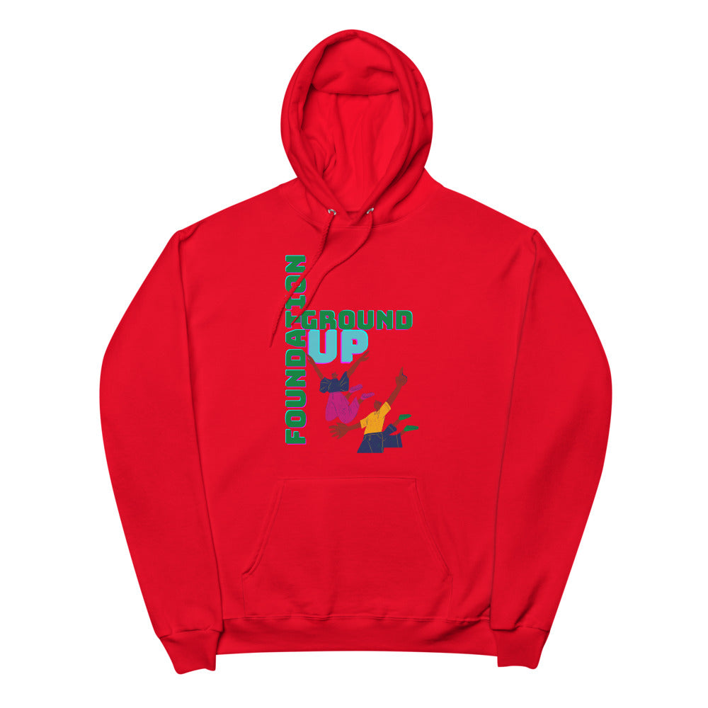 Ground Up Foundation Unisex fleece hoodie