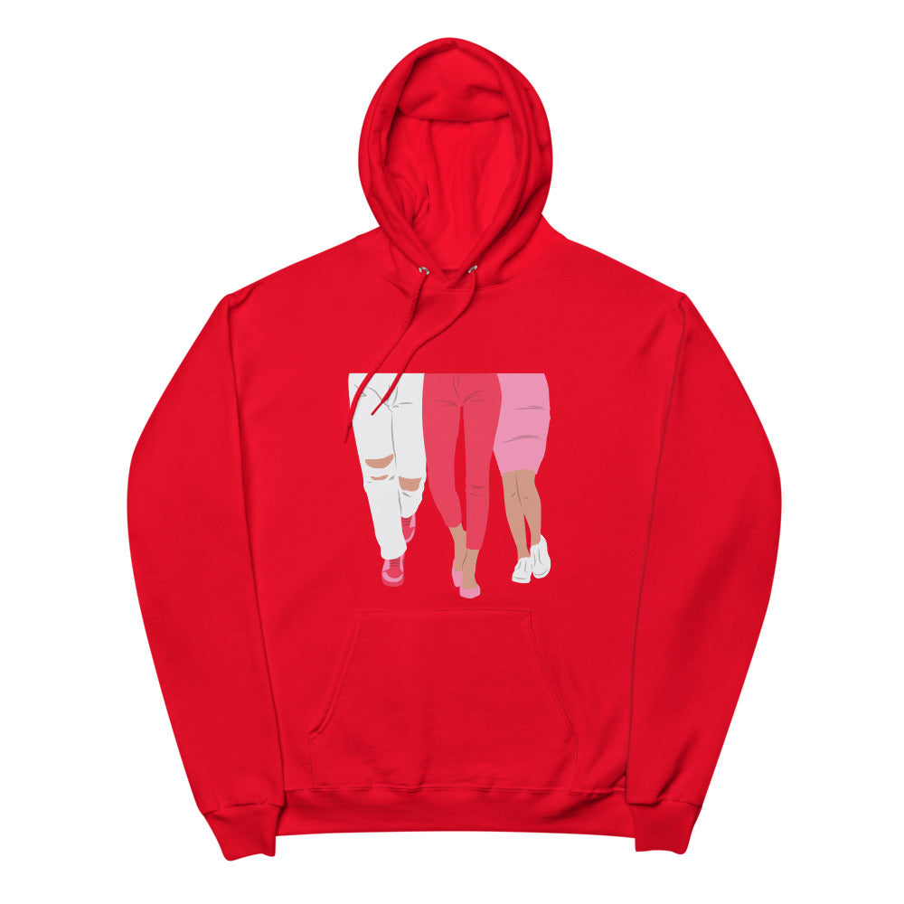 Legs Unisex fleece hoodie