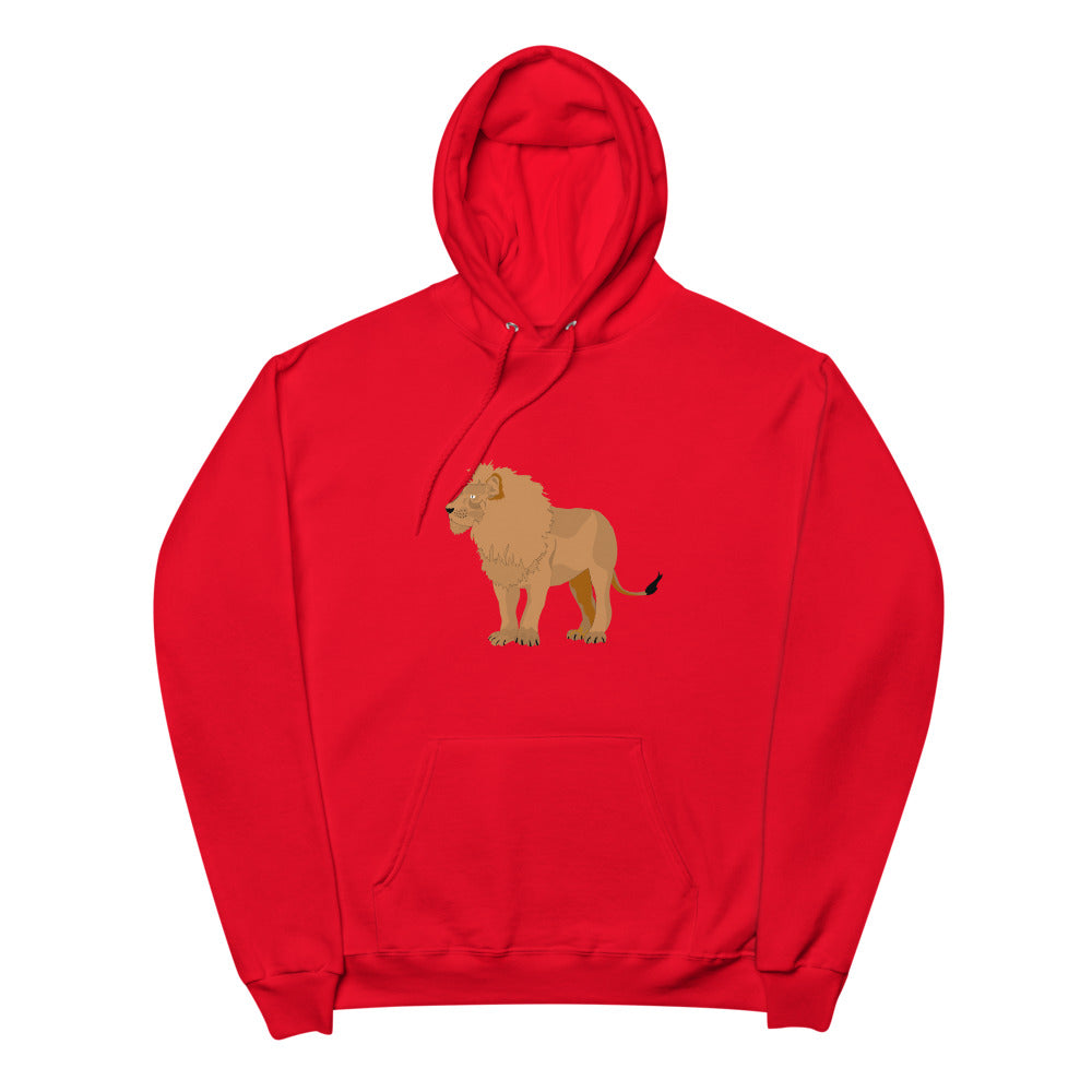 lion Unisex fleece hoodie