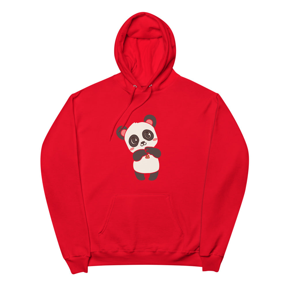 Cute panda Unisex fleece hoodie