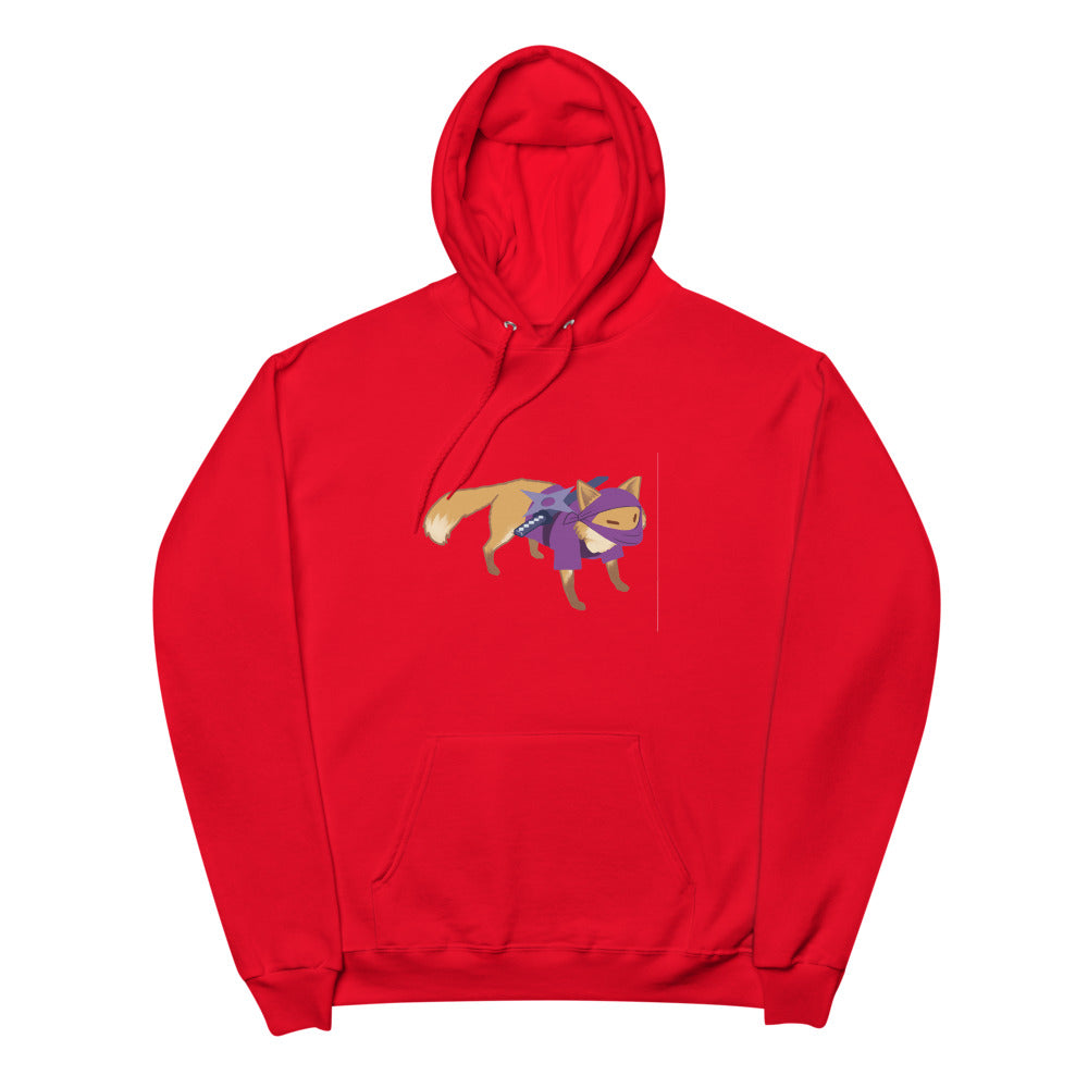 Fox Purple Unisex fleece hoodie