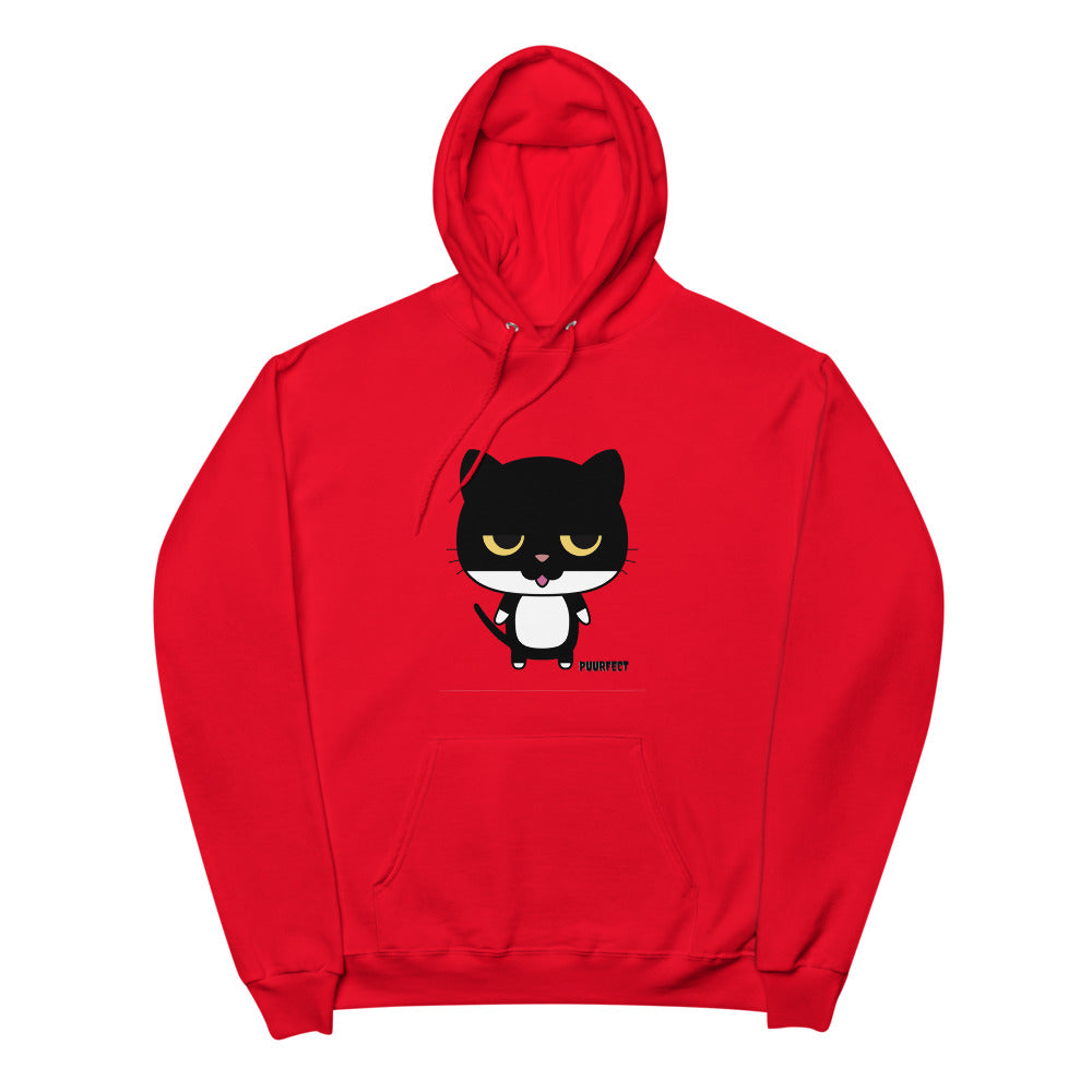 Purrfect Unisex fleece hoodie
