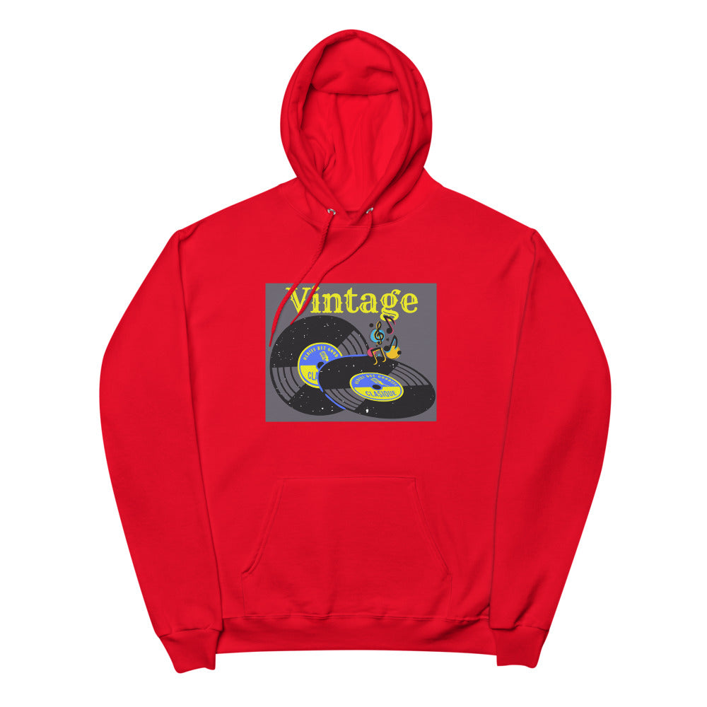 Vintage Unisex fleece hoodie