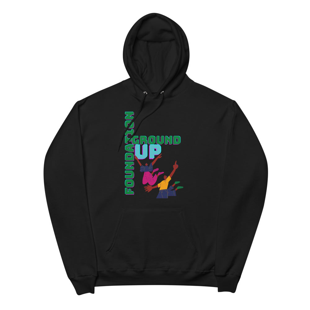 Ground Up Foundation Unisex fleece hoodie