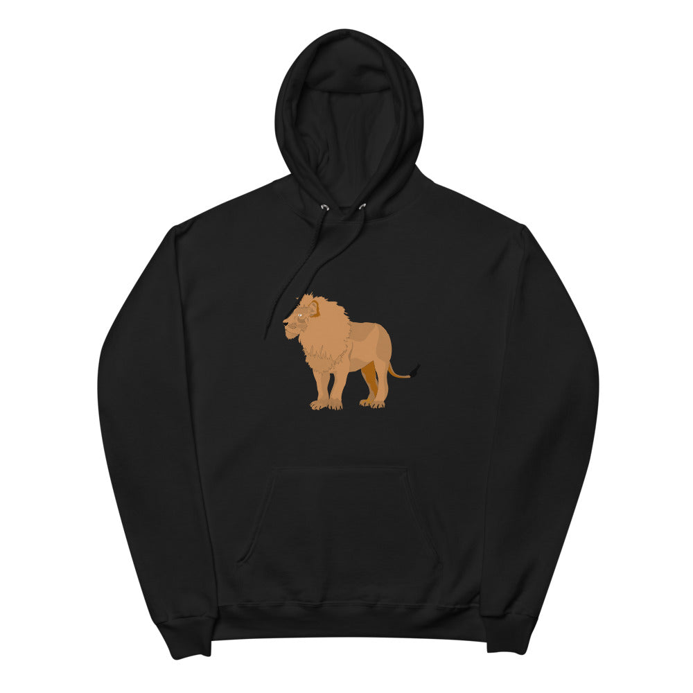 lion Unisex fleece hoodie