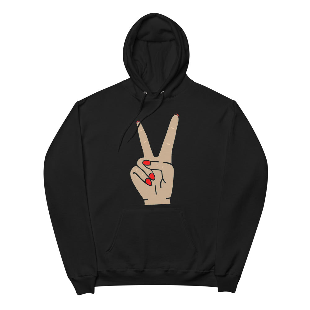 Peace Unisex fleece hoodie