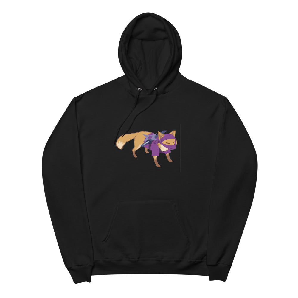 Fox Purple Unisex fleece hoodie
